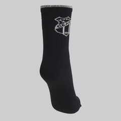 Meia Cano Alto Ceará Mini Logo FutFanatics Masculina - Foto 4