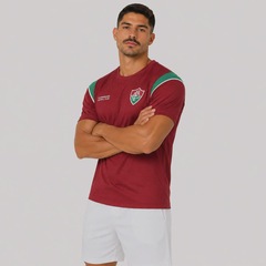 Camisa Fluminense Toada Grená FutFanatics Masculina - Foto 3