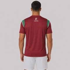 Camisa Fluminense Toada Grená FutFanatics Masculina - Foto 4