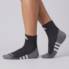 Kit Meia adidas Cano Médio 3 Pares PRF C CC QRT - Foto 2