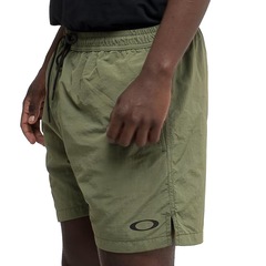 Bermuda Oakley Basic Ellipse Logo 16" Hunter Green Masculina - Foto 3