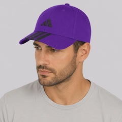 Boné Aba Curva adidas Baseball 3 Stripes - Foto 5