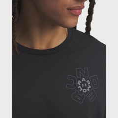 Camiseta de Treino Under Armour Radial Wordmark - Masculina - Foto 3