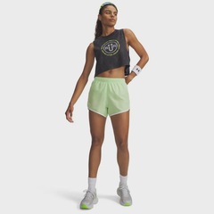 Shorts de Corrida Feminino Under Armour Fly By 3 - Feminino - Foto 3