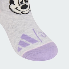 Kit Meias adidas x Disney Minnie Mouse com 3 Pares - Infantil - Foto 6
