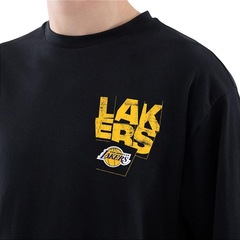 Camiseta New Era Player Los Angeles Lakers Masculina - Foto 4