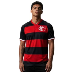 Camisa do Flamengo Tradição Rubro Negro Betel - Masculina - Foto 2