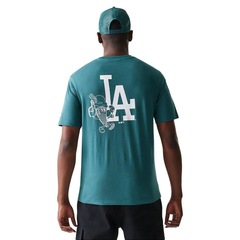 Camiseta New Era Food Regular Los Angeles Dodgers Masculina - Foto 2