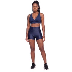 Conjunto Feminina Fitness Top Bojo e Short New Zig Vekyo Roupa De Academia Treino Musculação - Foto 1