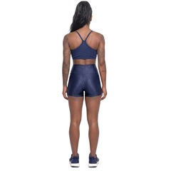 Conjunto Feminina Fitness Top Alça Fina e Short New Zig Vekyo Roupa De Academia Treino Musculação - Foto 2
