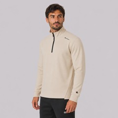 Blusão de Moletom Champion Quarter Zip Mini Script Logo Masculino - Foto 2