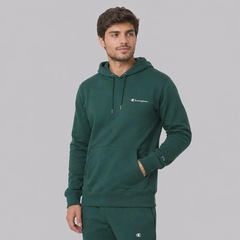 Blusão de Moleton Champion Hoodie Athletic Mini Script Ink Masculino - Foto 3