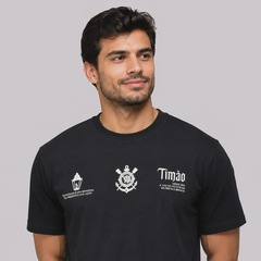 Camiseta do Corinthians Classic Luz da Fiel Masculina - Foto 5