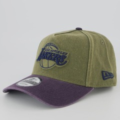 Boné New Era Los Angeles Lakers NBA New Olive Navy 940 AF - Foto 1