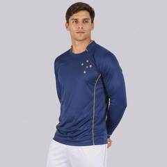 Camisa do Cruzeiro Gold Dry Manga Longa Masculina - Foto 3