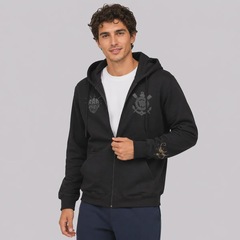Jaqueta de Moletom do Corinthians X Sabotage com Balaclava Masculina - Foto 2