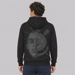 Jaqueta de Moletom do Corinthians X Sabotage com Balaclava Masculina - Foto 4