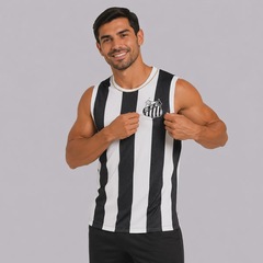 Camiseta Regata do Santos Presença Masculina - Foto 2