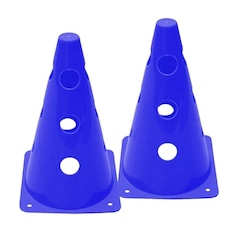 Kit Agilidade 2 Cones Perfurados + Bastão Poker - Foto 4
