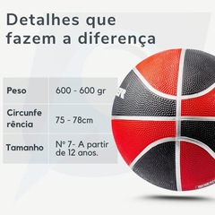 Bola Basquete Poker Basket Outdoor 7 - Foto 5