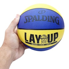 Bola Basquete Spalding Lay Up Baby Borracha Infantil - Foto 2