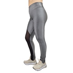 Calça Legging Selene Com Recorte e Tule Feminina - Foto 2