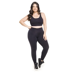 Calça Legging Plus Size Trinys Básica Suplex Power Feminina - Foto 1