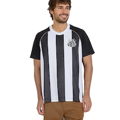 Camisa Santos Mosaico Braziline Masculina - Foto 1