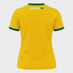 Camiseta do Brasil Básica Saga Braziline Feminina - Foto 3