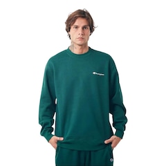 Blusão de Moletom Champion Crewneck Athletic - Foto 1