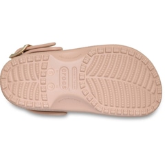 Sandália Crocs Classic Metallic Buckle Clog Blush - Unissex - Foto 6