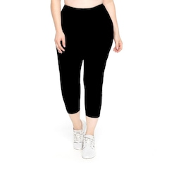 Calça Corsário Trinys Plus Size Básica Feminina - Foto 1