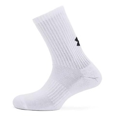 Kit Meia Under Armour Cotton Crew Cano Alto Unissex - Foto 2