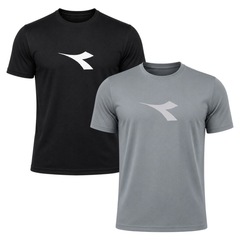 Kit 2 Camisetas Diadora Big Logo Masculino - Foto 1