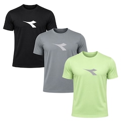 Kit 3 Camisetas Diadora Big Logo Masculino - Foto 1