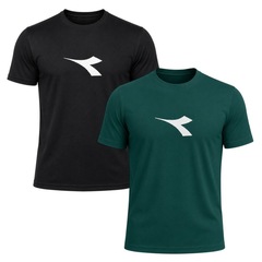 Kit 2 Camisetas Diadora Big Logo Masculino - Foto 1