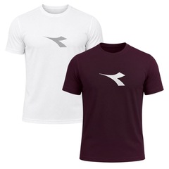 Kit 2 Camisetas Diadora Big Logo Masculino - Foto 1