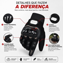 Luvas Moto Motocross Ciclismo Pro Bike Esportiva Antiderrapante - Foto 2