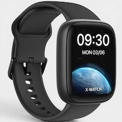 Relógio Inteligente X-Watch Prisma Smart Watch + 4 Pulseiras de Silicone - Foto 1