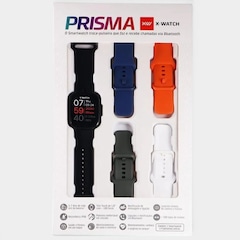 Relógio Inteligente X-Watch Prisma Smart Watch + 4 Pulseiras de Silicone - Foto 4