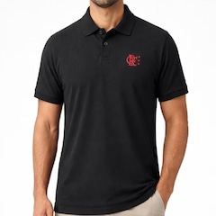 Camisa Polo do Flamengo Bordado Tradição Betel - Masculina - Foto 2