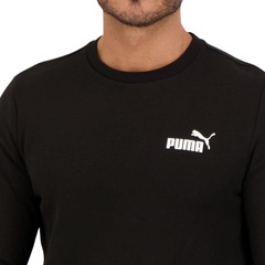 Camiseta Manga Longa Puma Ess Small Logo Crew Fleece - Masculina - Foto 3