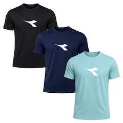Kit 3 Camisetas Diadora Big Logo Masculino - Foto 1