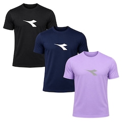Kit 3 Camisetas Diadora Big Logo Masculino - Foto 1