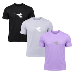 Kit 3 Camisetas Diadora Big Logo Masculino - Foto 1