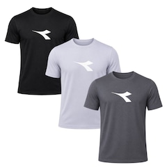 Kit 3 Camisetas Diadora Big Logo Masculino - Foto 1
