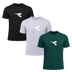 Kit 3 Camisetas Diadora Big Logo Masculino - Foto 1