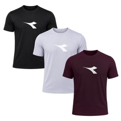 Kit 3 Camisetas Diadora Big Logo Masculino - Foto 1