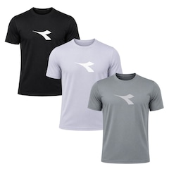 Kit 3 Camisetas Diadora Big Logo Masculino - Foto 1