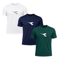 Kit 3 Camisetas Diadora Big Logo Masculino - Foto 1